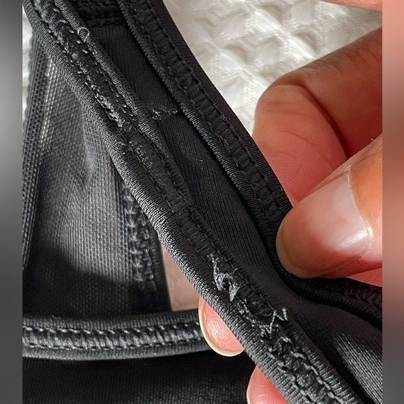 Spots Bra XS ADIDAS LOGO Spell Out Black Don't Rest Alphaskin M Support Trainer - Picture 3 of 13